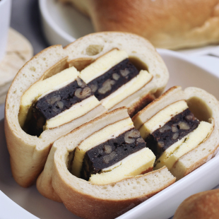 枣叔 店 布朗尼 夹心米面包软欧欧包手作蛋糕轻食零食速食代餐