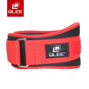 QLEE运动护腰带男女夏器械健身健美运动护具举重训练深蹲硬拉腰带