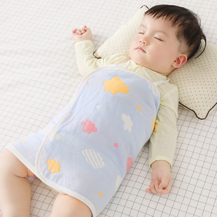婴儿纯棉护肚围宝宝护肚子护肚脐儿童睡觉防踢被肚兜四季 通用夏季