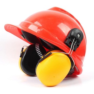 以勒头盔式 防噪声耳罩挂安全帽耳罩 29dB罩杯位置可自由调节 NRR