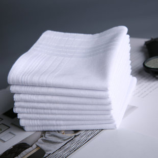 布料擦汗柔软吸水 纯白手绢 DIY扎染 老式 男士 和木记纯棉手帕