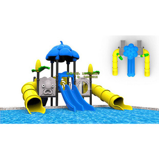 大型儿童水上滑梯玩具水上乐园游泳池水上滑梯水上组合游乐设备