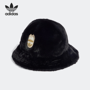 Adidas 阿迪达斯正品 运动休闲毛织帽子IA1894 三叶草女子新款