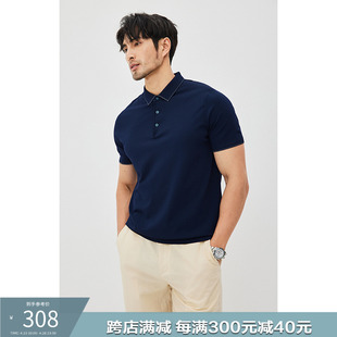 JSSD 短袖 男夏季 T恤POLO衫 男士 男2024新款 HOMME 男款 针织短袖