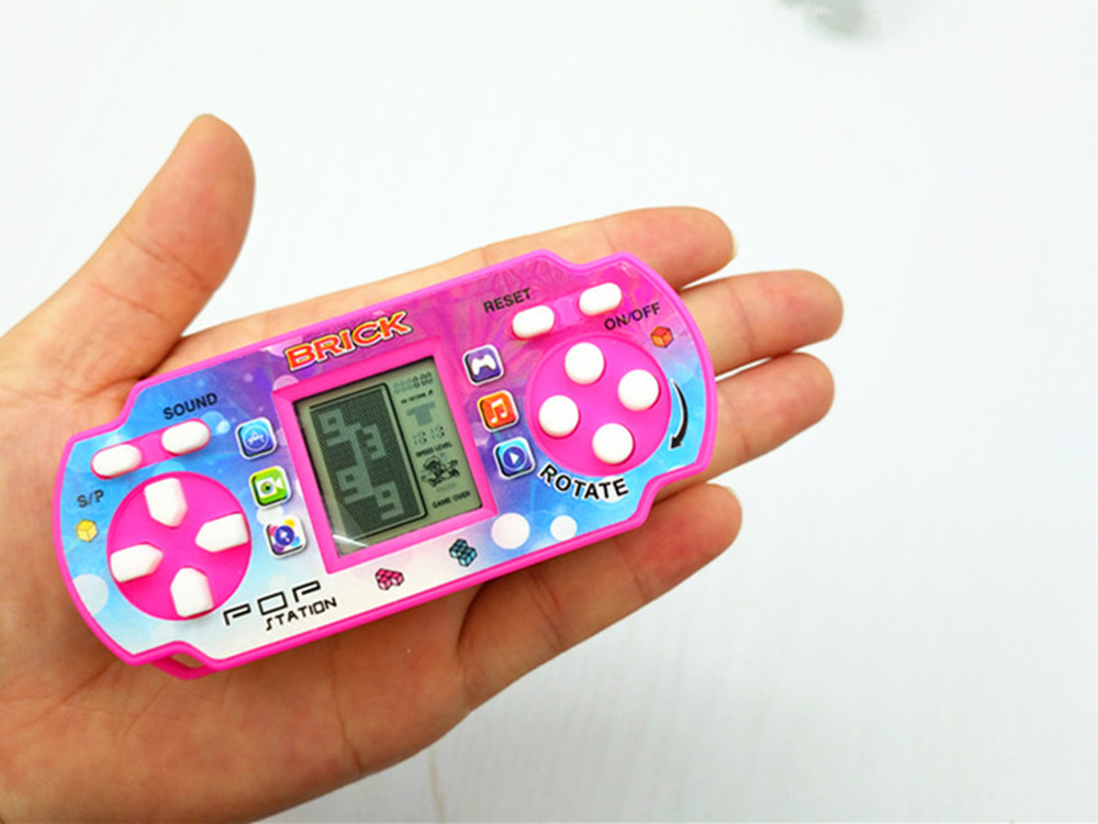 PSP游戏机经典 式 mini款 怀旧儿童俄罗斯方块游戏机颜色混装