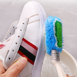 清洗刷长柄双面刷子 刷子塑料硬毛清洁多功能运动鞋 日本进口家用鞋
