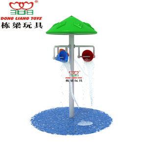 新款 大型水上游乐设备喷泉乐园水上单品游泳池喷水玩具单柱伞翻转