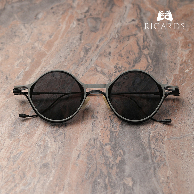 RG1022TVA磁吸夹片圆框墨镜近视眼镜框 法国设计师品牌 RIGARDS