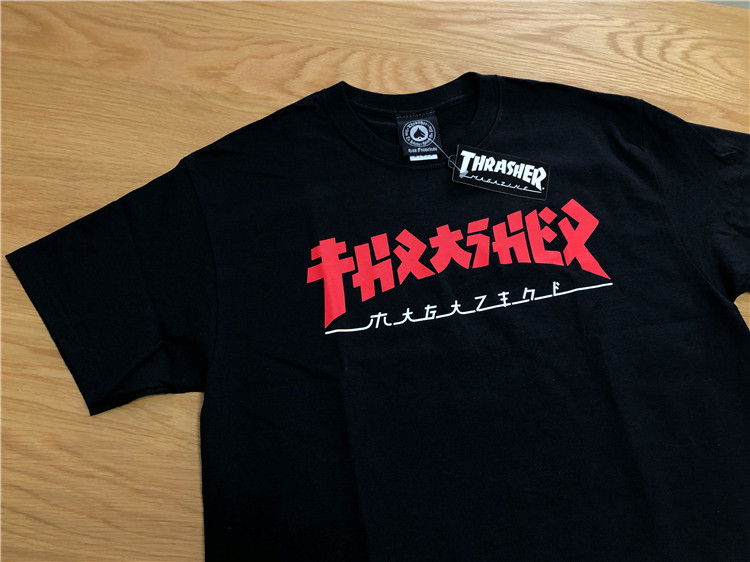 短袖 T恤 Godzilla 超限定 哥斯拉火焰日文Logo 美版 Thrasher