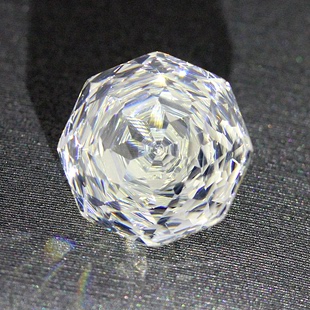 高精切白钻高碳钻裸钻罗德斯玫瑰切割D色戒指项链女原创设计新款