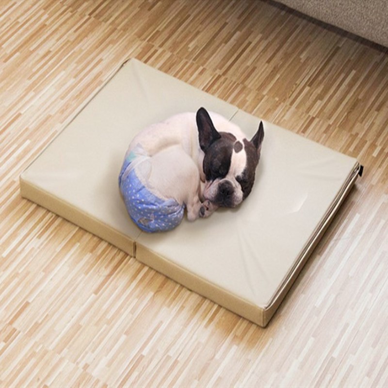 宠物防水垫子犬猫皮革折叠床垫高龄犬体压分散垫子可拆洗可定做