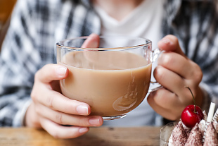 家用喝水钢化玻璃杯早餐杯大容量耐热带盖燕麦杯带勺麦片杯奶茶杯