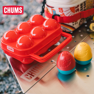 CHUMS CH62 高颜值露营便携鸡蛋盒&调料瓶便携野炊盒 1812 洽洽鸟