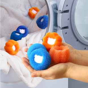 洗衣机粘毛神器猫毛吸附除毛器清洁球过滤毛球去毛吸毛魔力洗衣球