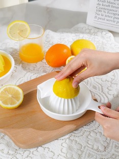 日本进口手动柠檬榨汁器家用榨汁机手工橙子挤汁器压水果原榨果汁