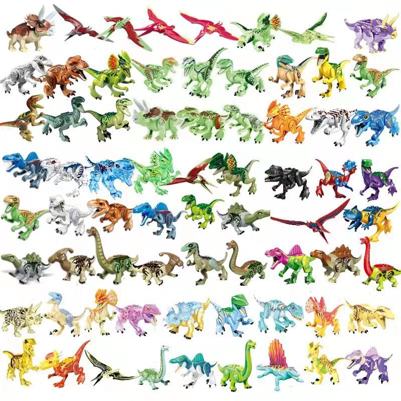 玩具套装 兼容乐高恐龙积木侏罗纪公园仿真动物模型男女孩益智拼装