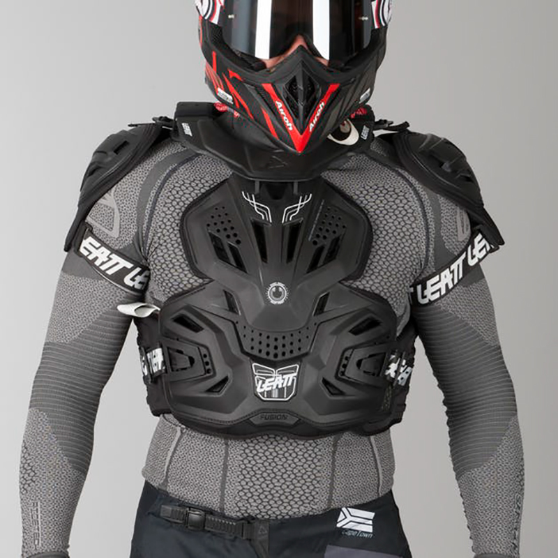 南非LEATT越野摩托车护颈护甲一体装 备护胸护背Fusion 3.0 vest
