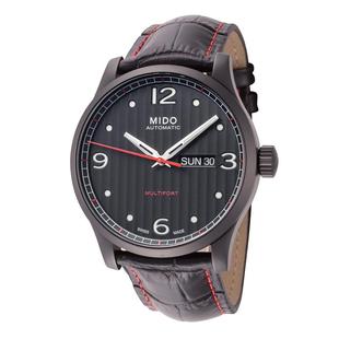 男子专柜海外购日韩黑色皮带腕表M0054303705000 经典 Mido手表时尚