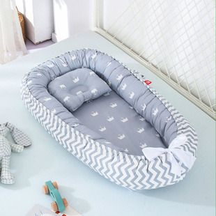 床中床婴儿床宝宝防惊跳可移动折叠新生儿仿生睡床bb防 便携式 新款