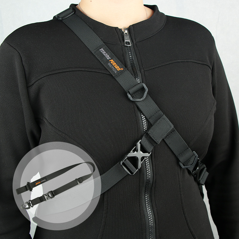 肩带固定带快拆稳定带三点辅助斜挎骑行通用机能战术可扩展单肩带