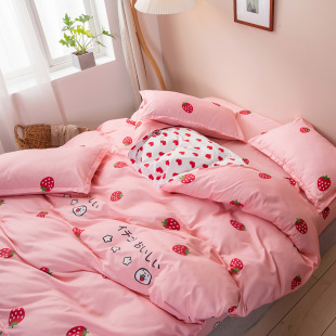 床上四件套床笠单件防滑固定床罩床套席梦思床垫防尘保护床单全包