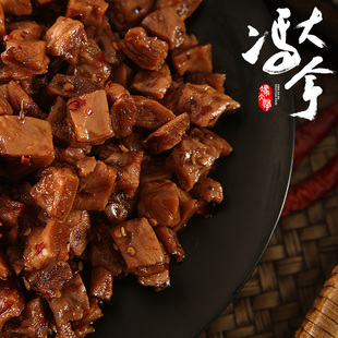 冯大拿东北特产豆制品素食熏豆干香干素鸡素肉麻辣豆腐零食268g丁