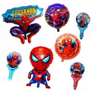 饰用品 蜘蛛侠生日派对布置主题卡通铝膜气球儿童男宝一周岁场景装