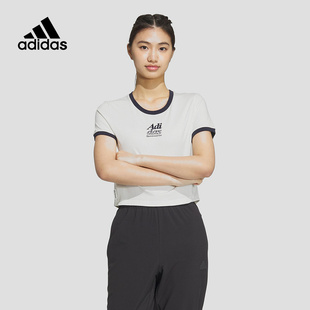 JI6880 T恤 Adidas阿迪达斯官方旗舰2024春女短袖