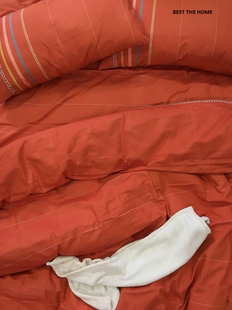 全棉线织床上用品 外贸原单 床单 枕套 出口日本 被套 杂志款