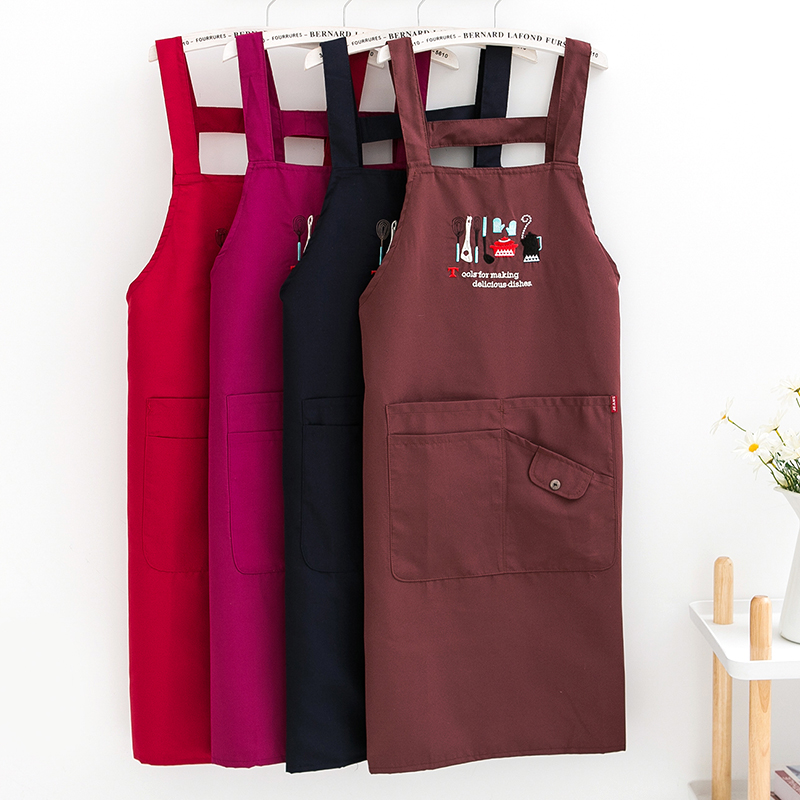 围裙女家用厨房防污防油工作服时尚 定制2021新款 网红同款 可爱日式