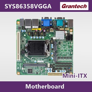 12COM GRANTECH艾讯宏达SYS86358VGGA PCI槽H81 Q87 ITX主板 MINI