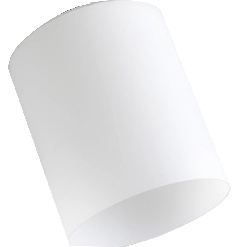 台灯吸顶灯饰灯罩 奶白磨砂直筒灯罩灯具配件玻璃吊灯灯罩