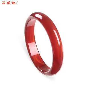 石头记红玛瑙手镯民族风天然手环女中秋节教师节礼物