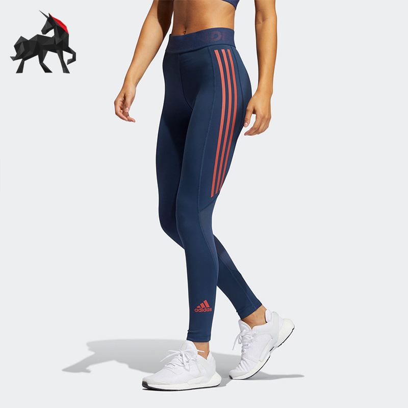 GM2850 春季 女子训练健身运动紧身裤 长裤 阿迪达斯正品 Adidas