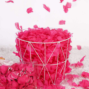 饰花表白结婚床上手布置浪漫瓣仿真花假玫瑰撒撒花瓣婚礼制造 花装