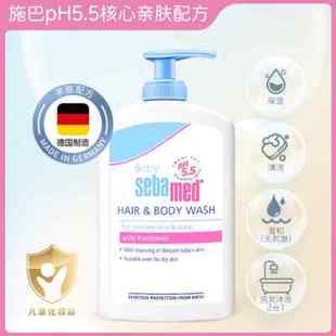 400ml×2 施巴婴儿洗发沐浴二合一接近pH5.5弱酸性配方温和保湿
