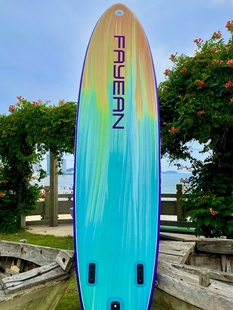 T368 新款 瑜伽浆 路亚桨板 15cm超大尺寸SUP充气冲浪板 钓鱼板