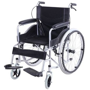 代步手推小型轮椅低靠背 手动老人轮椅折叠轻便老年人残疾人便携式