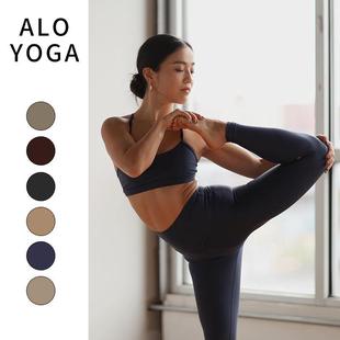 女外穿亮色高腰提臀九分夏季 新薄款 健身裤 Yoga裸感专业瑜伽裤 Alo