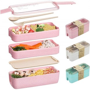 Double Heati 网红Student Compartment Lunch Worker Office Box