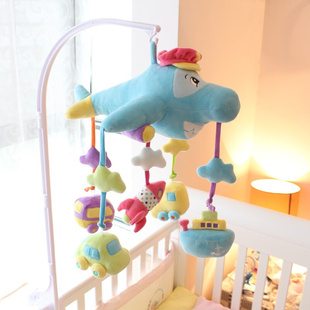 婴儿毛绒安抚床挂0 12个月布艺床头铃新生儿 1岁宝宝益智玩具
