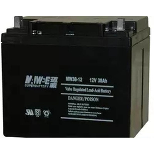迈威蓄电池MW38 ups电源专用促销 12V38AH铅酸免维护12v电瓶