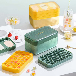 食品级硅胶冰块模具家用冰格储冰盒雪糕模具制冰器冰盒冻冰块神器
