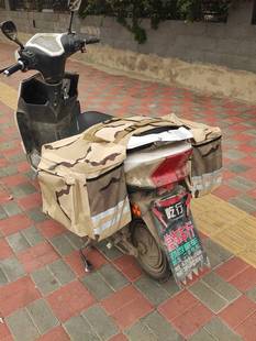电动车侧边箱摩托车尾包两侧挎包后置储物包自行车驮包骑行后座包