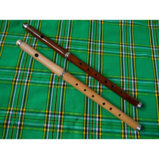 英国爱尔兰木长笛 16英寸 2节笛子 可调节紫檀小众乐器 Bb调