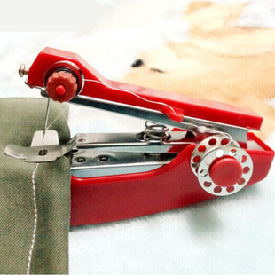 珍微型裁缝机缝衣机v3 小型袖 家用手动迷你缝纫机便携式