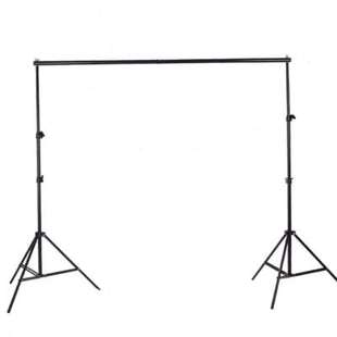 3米背景架拍照摄影用背景布黑色吸光影棚道具拍摄支架白布照相