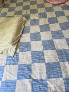 亚麻单双人被单1.5m 无印良品纯棉老粗布床单单件全棉100夏季
