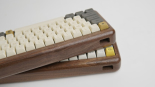 键盘外壳实木键盘外壳gh60黑胡桃双模电磁阀蜂鸣器