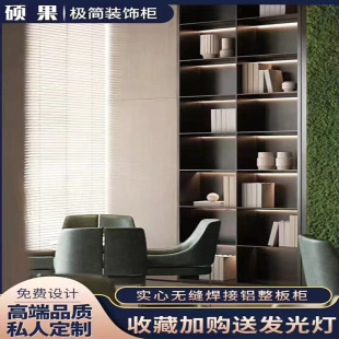 电视墙柜展示 定制轻奢钢板柜实心铝板柜金属壁龛嵌入式 定制定制